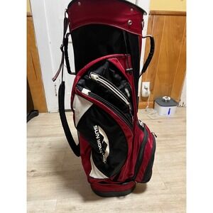 Sun Mountain Golf Bag Red Black White Carry Stand Bag 15 way